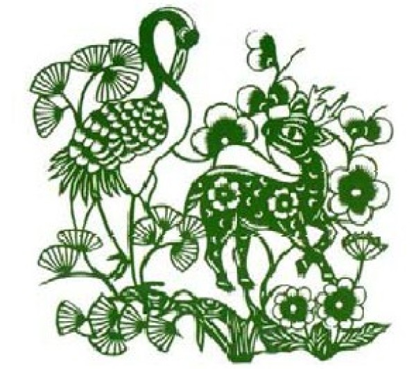 Theme patterns in the collection of Chinese folk paper-cut patterns