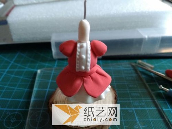 Teach you step by step how to make an ultra-light clay Little Red Riding Hood doll