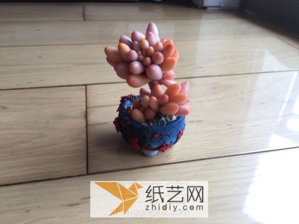 Tutorial on making succulents from ultra-light clay