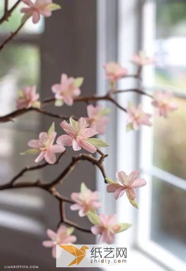 Handmade paper craft cherry blossoms, let’s decorate your home beautifully together!