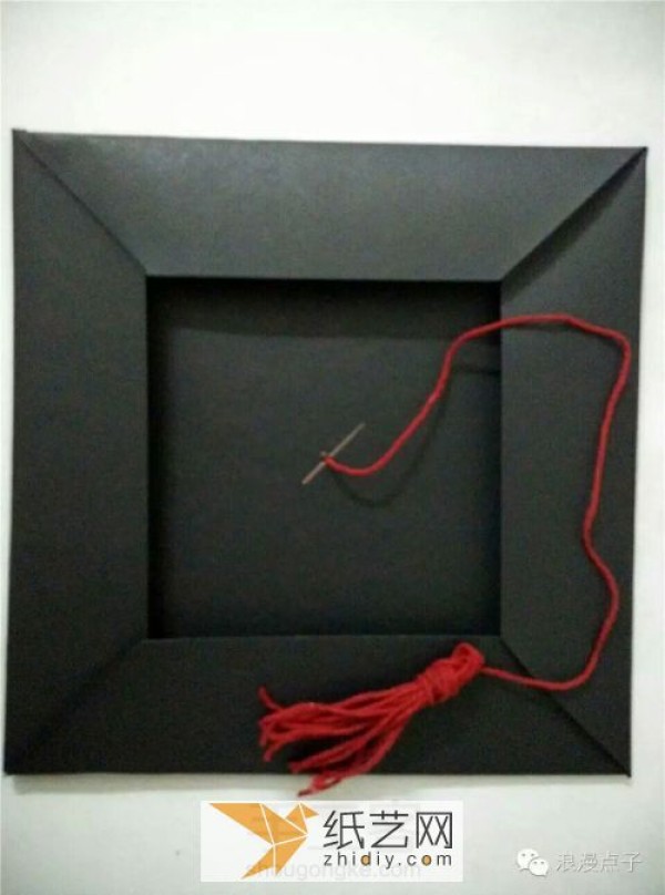 Graduation gift cap storage box paper art production, a little surprise for the graduation season