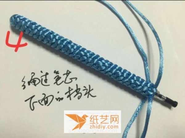 Tutorial on how to make a pen as a New Year gift using hand knitting methods