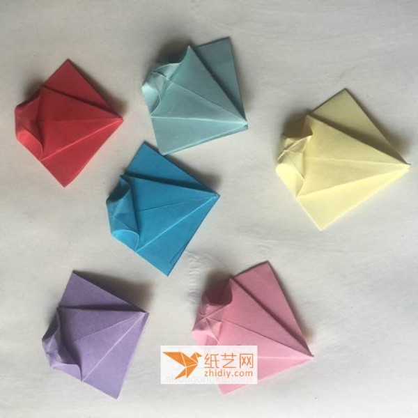 How to make exquisite colorful origami umbrellas by hand