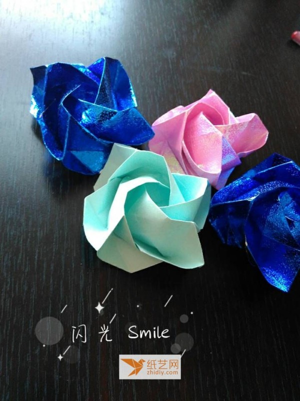 Super easy to learn tutorial on handmade origami roses (reposted)