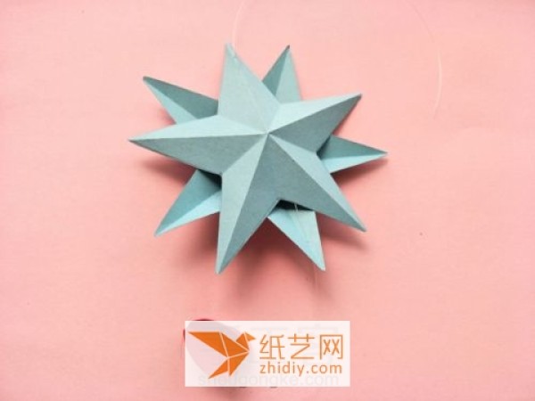 Super simple Christmas origami star decoration making tutorial