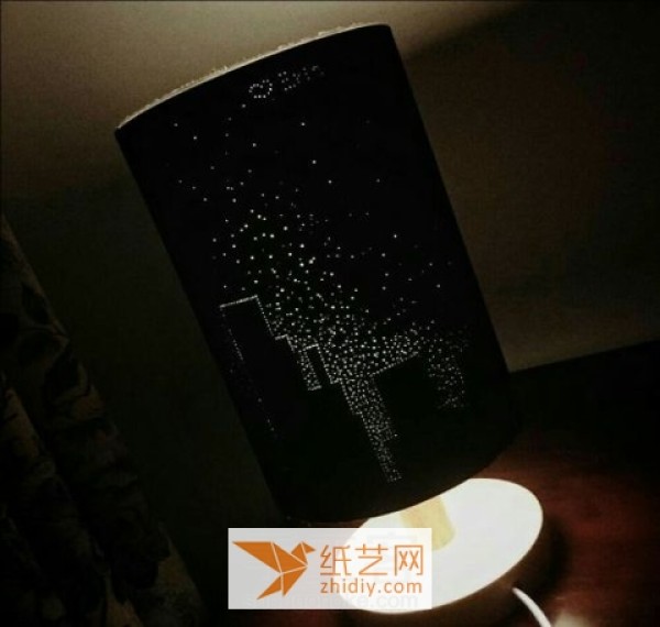 Creative City Starry Sky Desk Lamp Shade Making Tutorial