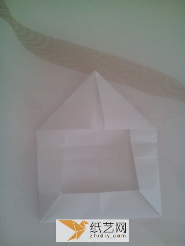 The most basic origami envelope for Valentine’s Day cards