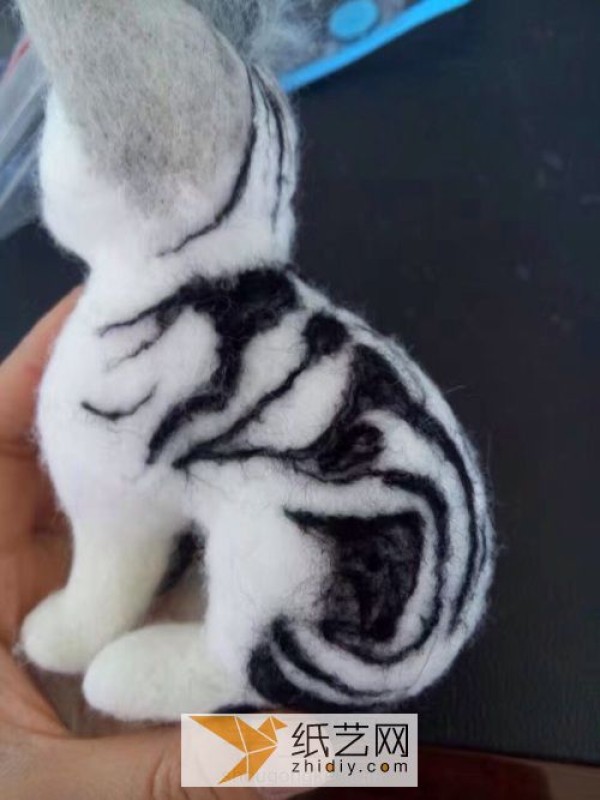 Teach you how to make a wool felt kitten, a cute and cute kitten for Valentine’s Day gift