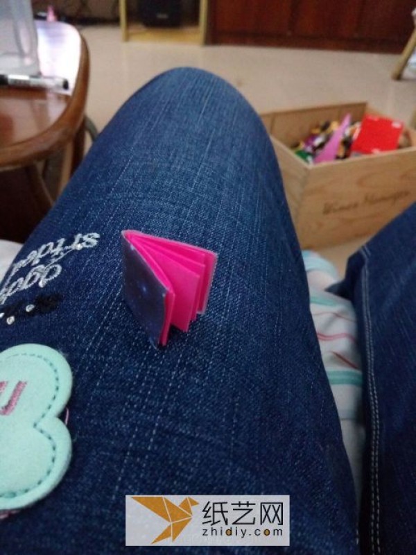 Childrens handmade mini origami book for Barbie dolls