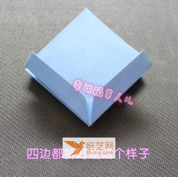 Make square origami to make a butterfly festival (reposted)