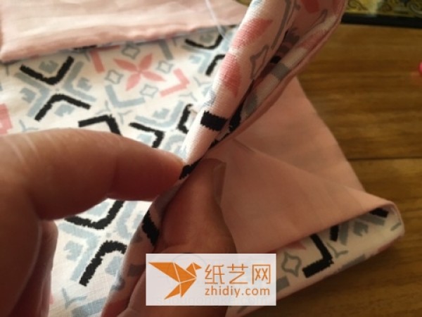 Beautiful fabric DIY cherry blossom bunch pocket bag New Year gift making tutorial