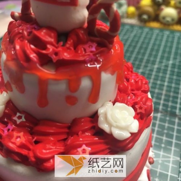 Tutorial on how to make the ultra-light clay birthday cake made by Clover for tfboys