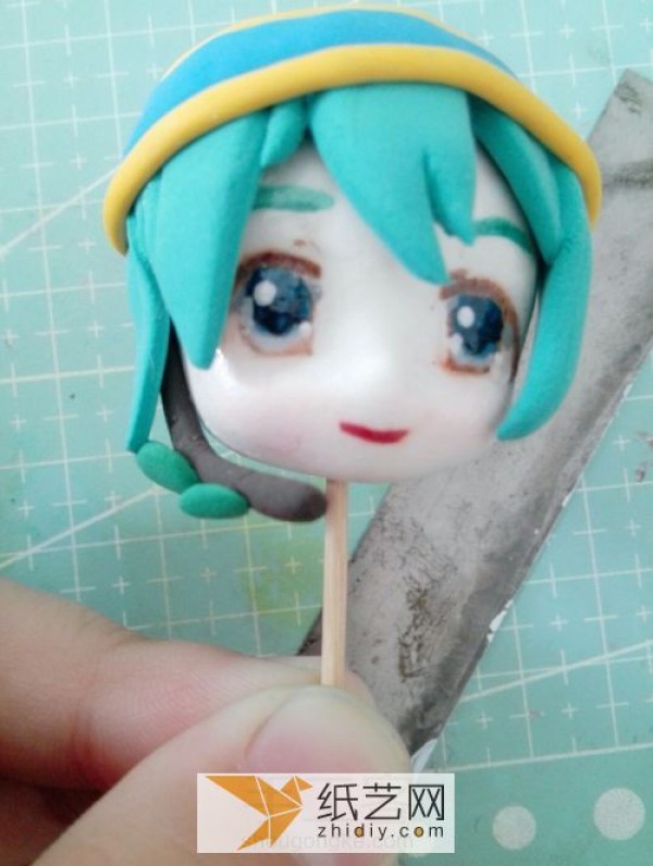 Teach you how to use ultra-light clay to make a Hatsune Miku doll. A New Year gift for friends who also like it.