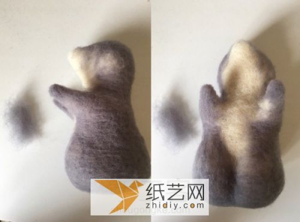 How to make a small raccoon doll by hand using wool felt? fulfill your wishes