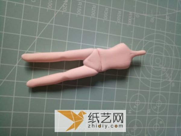 Basic tutorial on body structure production necessary for making ultra-light clay figures