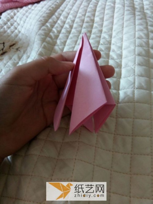 Origami hill with wings