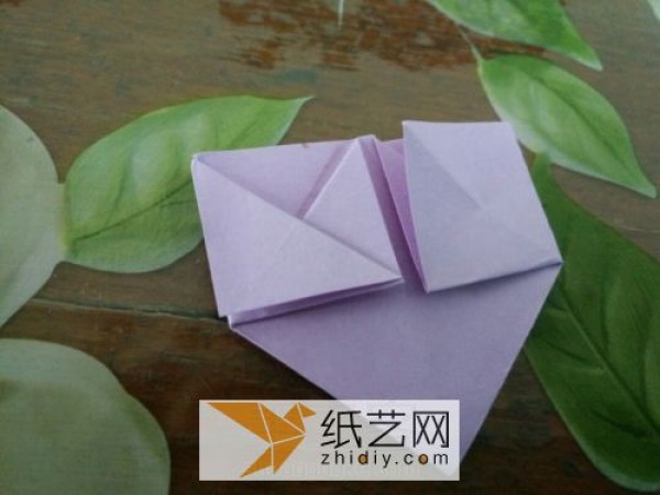 Origami tutorial with heartfelt love illustrations using skillful hands