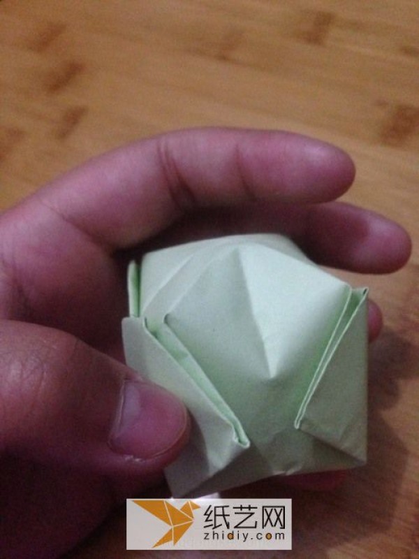 Very simple origami balloon illustration tutorial How to fold a balloon