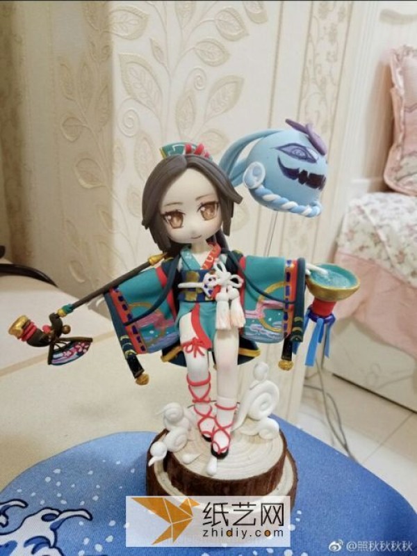 How to make an Onmyoji figure using ultra-light clay. A New Year gift that I can’t bear to give.