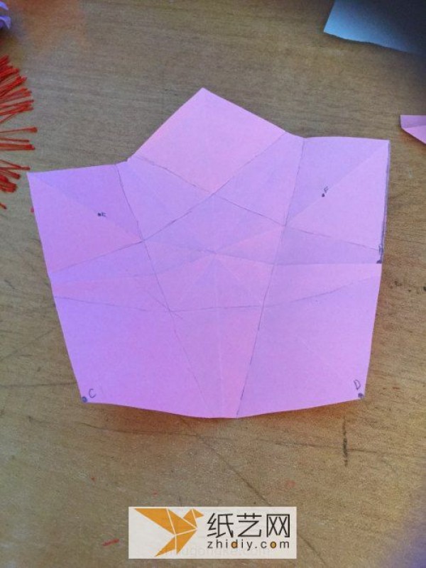 I want to put the beautiful origami five-pointed star on the Teacher’s Day greeting card.