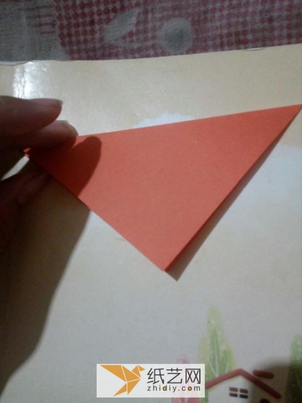 Simple origami bookmark making method: how to fold a bookmark quickly