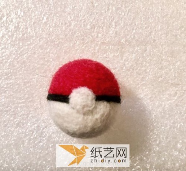 Wool Felt Pokemon Poke Ball Keychain New Year Gift Making Tutorial