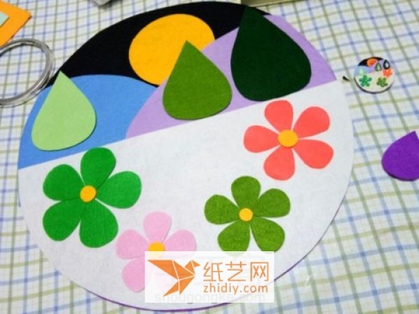 How to make non-woven decorative painting Christmas gifts