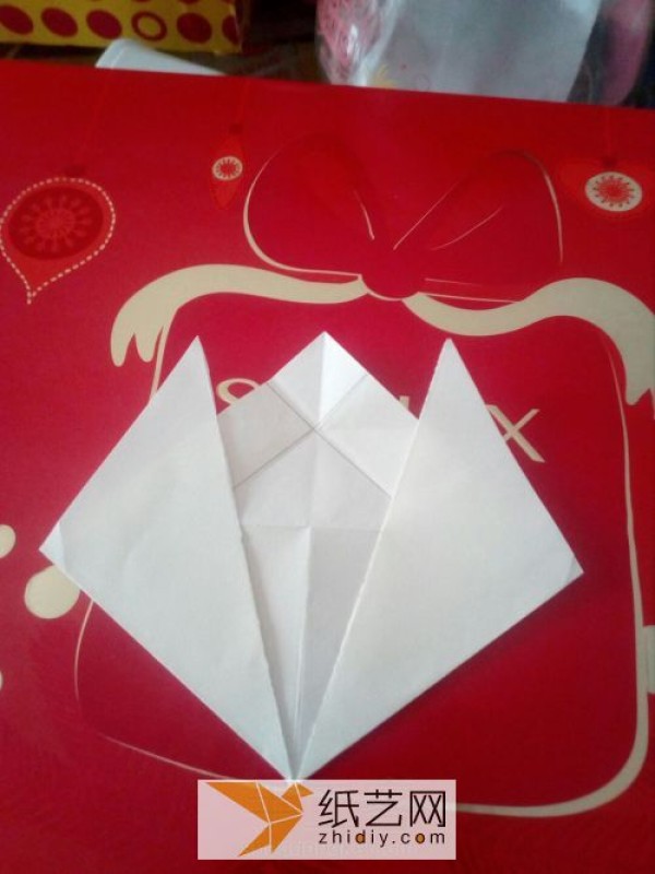 520 Valentine’s Day Handmade Three-dimensional Origami Heart with Wings Illustrated Tutorial