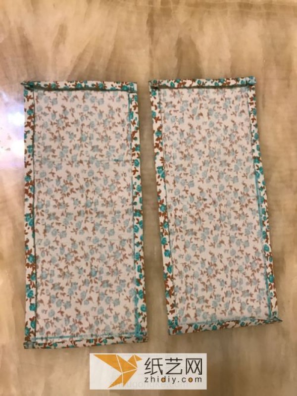 Practical handmade DIY fabric cosmetic bag production