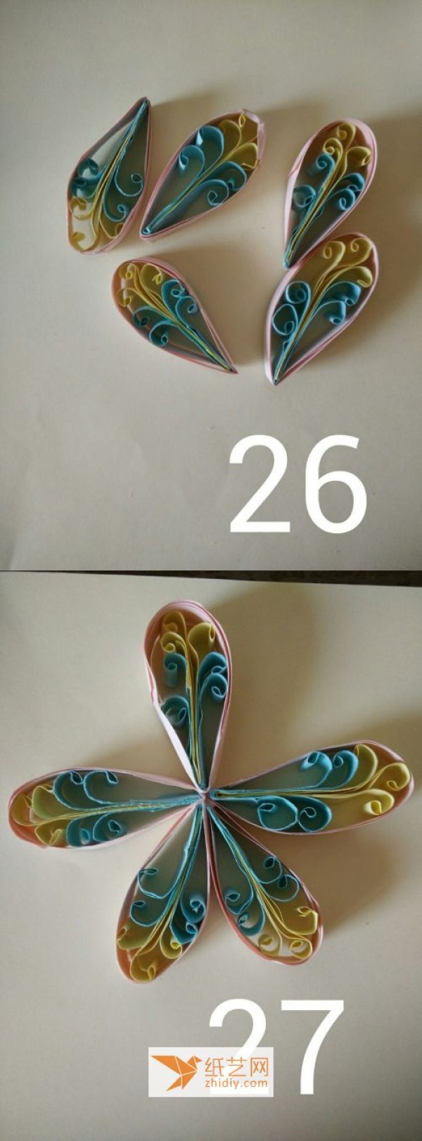 How to make simple paper flowers