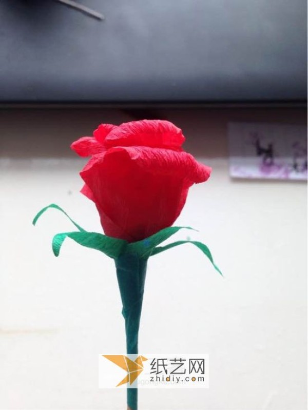 Beautiful Crepe Paper Rose Origami Tutorial