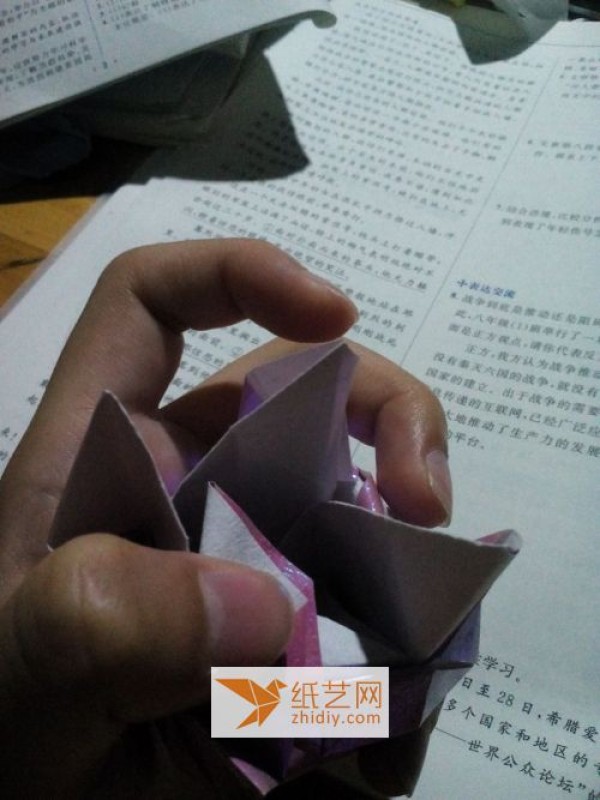 I will also show you my origami rose tutorial.