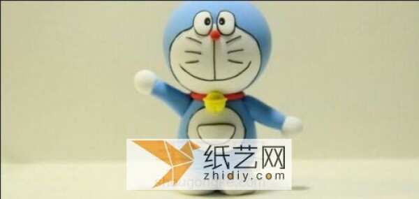 Doraemon made with ultra-light clay and given as a birthday gift to friends who also like Doraemon