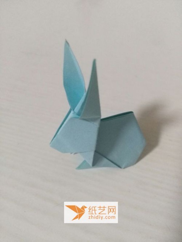 A very simple origami rabbit origami illustration tutorial