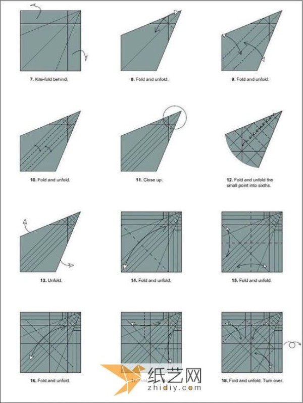 Origami dragon making tutorial