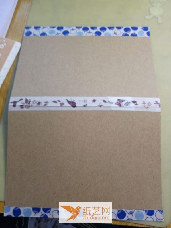 Postcard-like Christmas card making tutorial