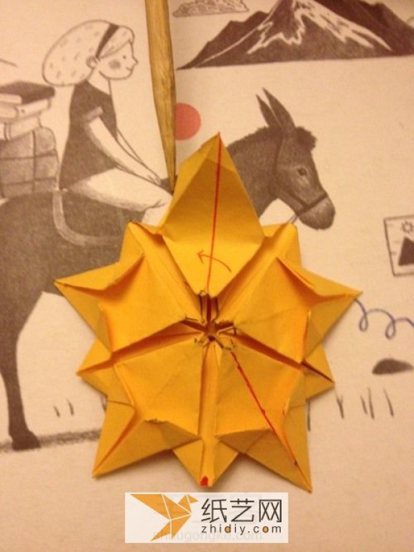 Detailed illustrated tutorial on making exquisite and beautiful origami cherry blossom stars