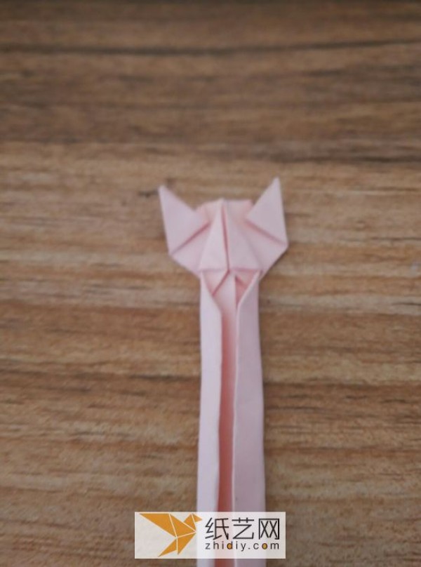 Origami Kitten Bookmark Illustrated Tutorial How to DIY a Cute Bookmark