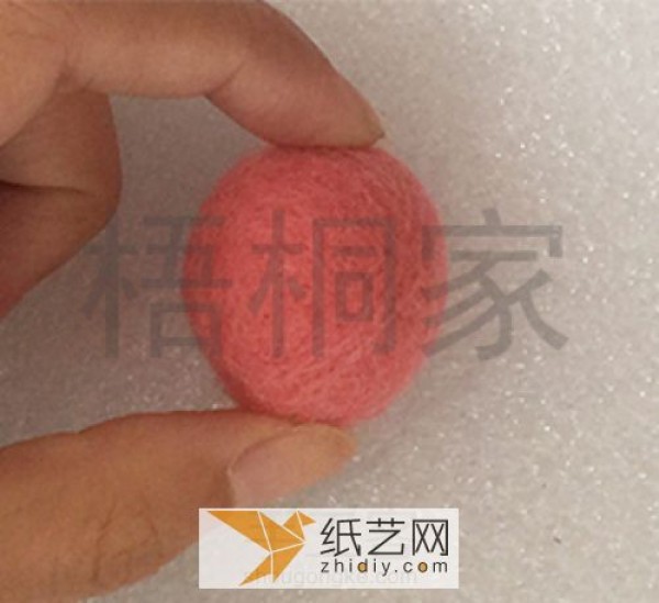 Novice teaching wool felt strawberry dust plug Teachers Day gift small production