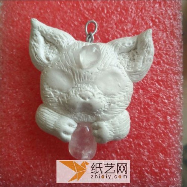 Exquisite ultra-light clay kitten pendant Teachers Day gift