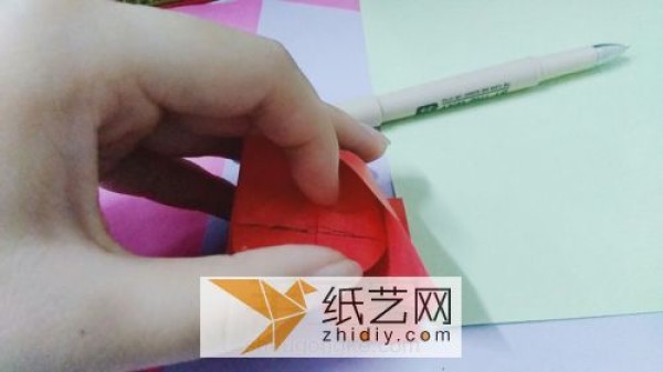 Little surprise for Chinese Valentines Day origami roses