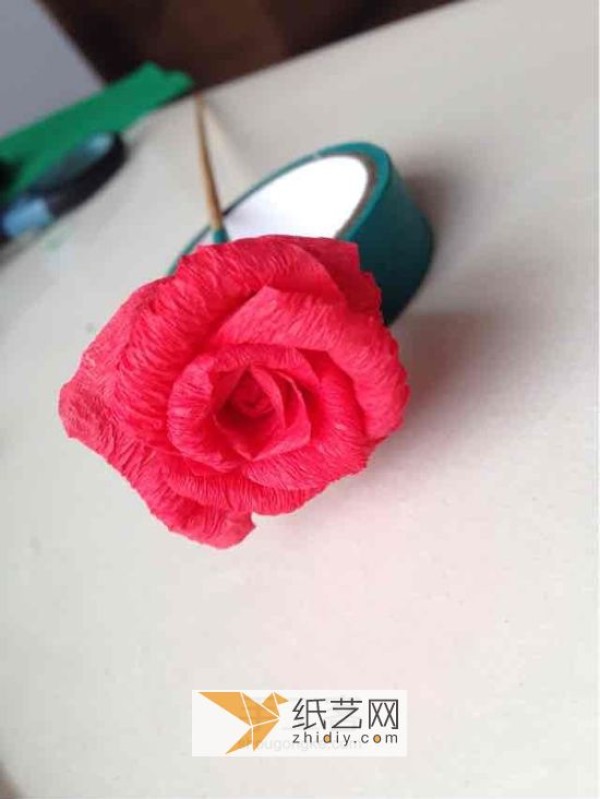 Beautiful Crepe Paper Rose Origami Tutorial