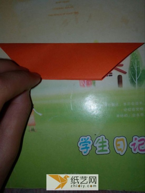 Simple origami bookmark making How to quickly fold a bookmark