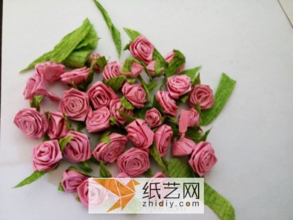 Valentines day 3D greeting card decorated with beautiful origami roses