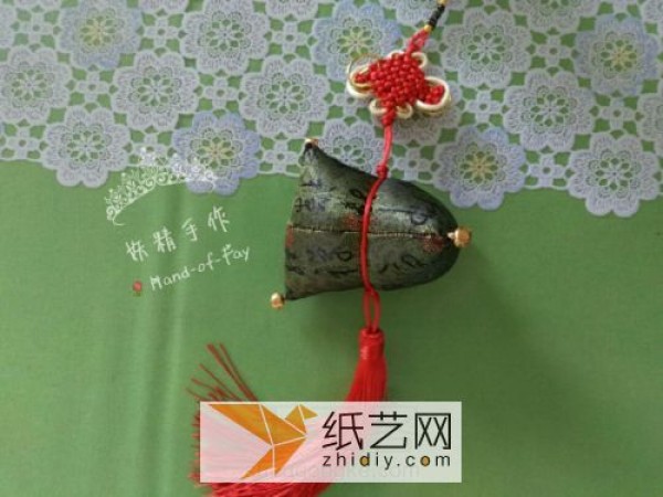 Zongzi-shaped fabric Dragon Boat Festival sachet decorations