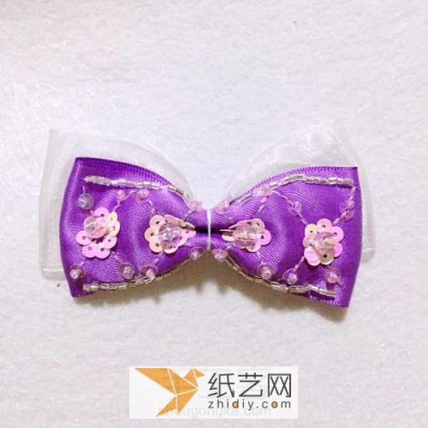 Fairys fabric bow hairpin Childrens Day gift