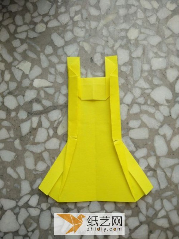 How to make origami dresses for children