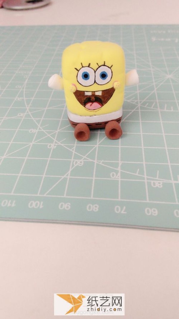 Birthday gift for SpongeBob SquarePants doll made of ultra-light clay