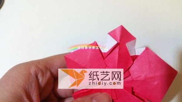 Cherry Blossom Origami Tutorial Illustrated with 48 Steps