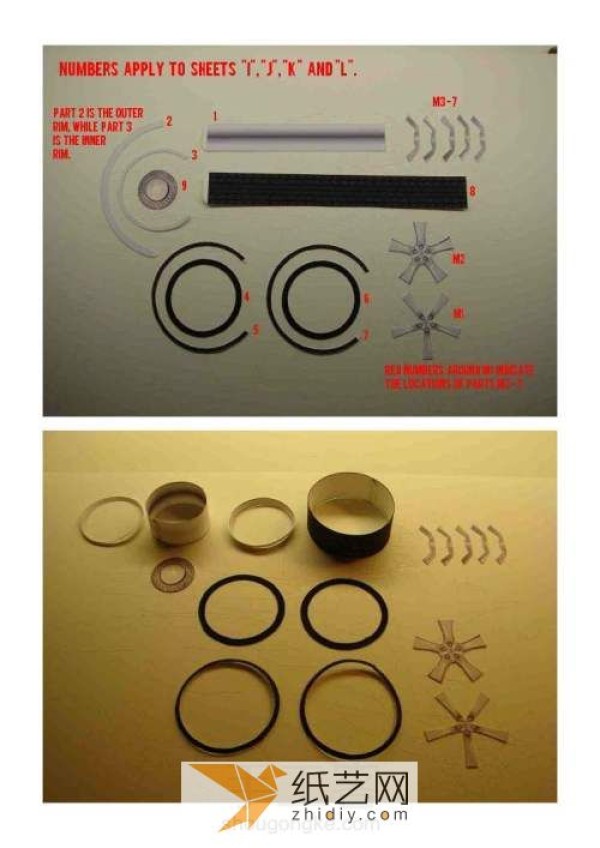 The making process of the cool Bumblebee sports car paper model